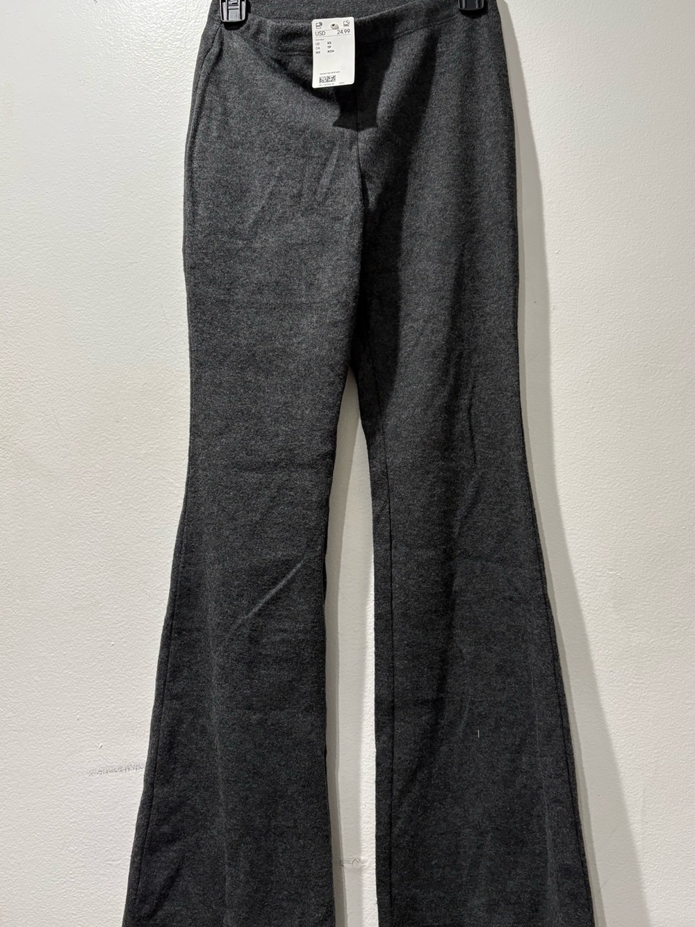Divided Charcoal Gray Boot Cut Pants